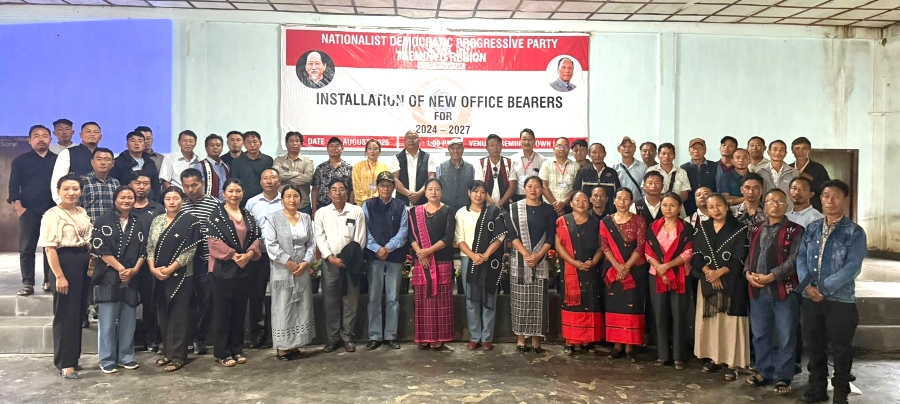 New team of office bearers for NDPP Tseminyu installed 